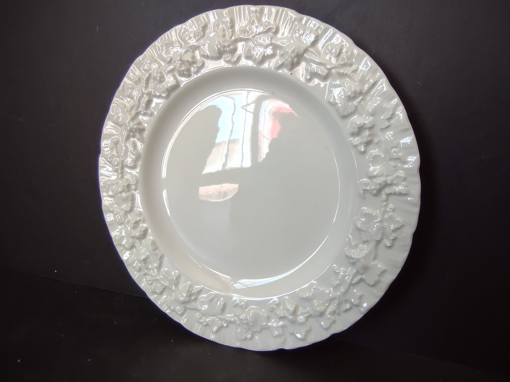 Vintage Wedgwood Etruria Patrician White Embossed Small Plate 6" [6183]