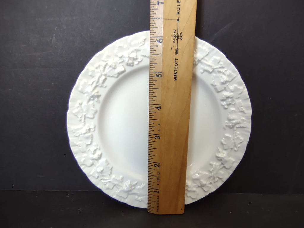Vintage Wedgwood Etruria Patrician White Embossed Small Plate 6" [6183]