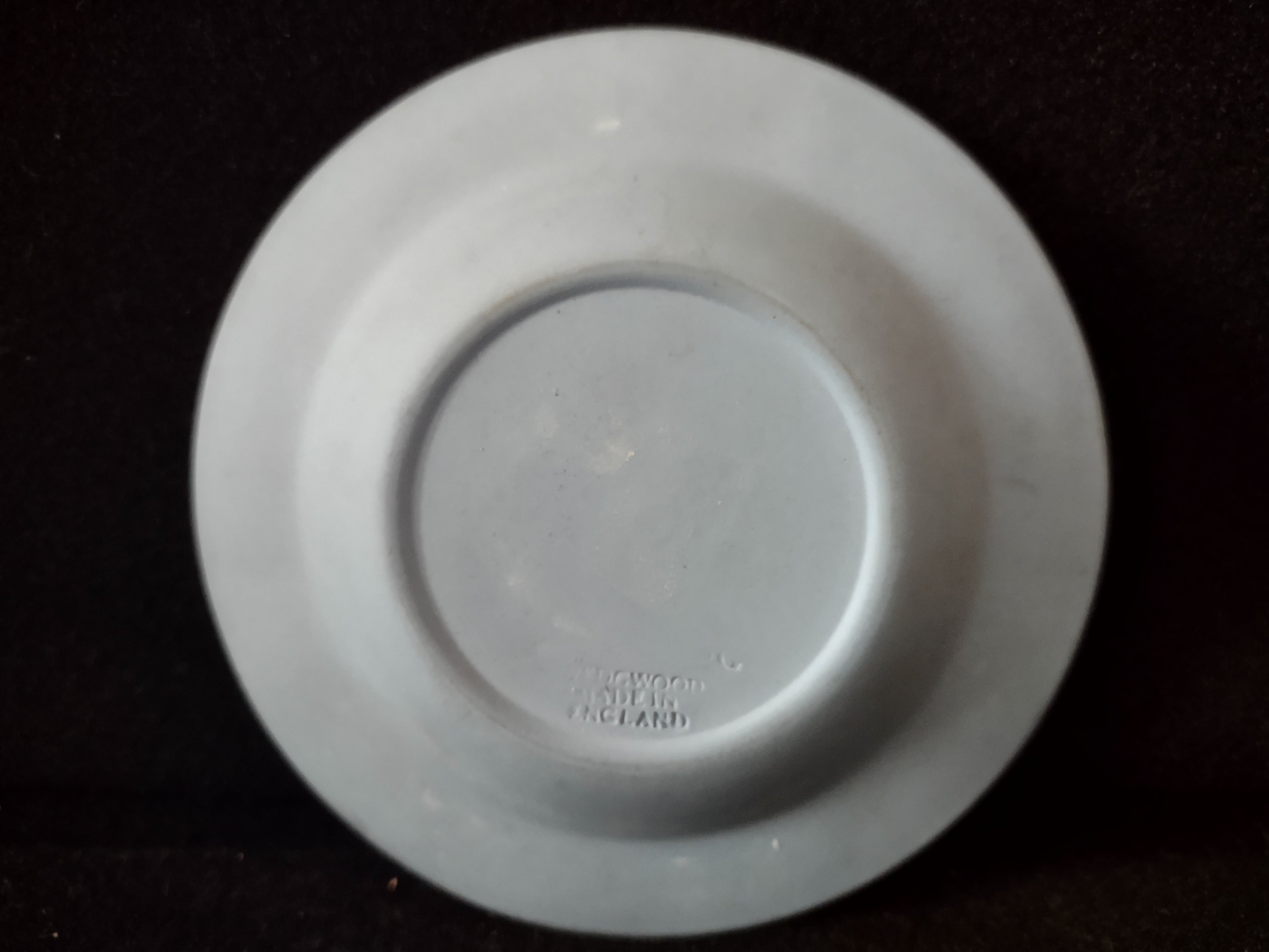 Vintage Wedgwood Blue Jasperware Pegasus Classical Scene Ashtray Grapevine [6193]