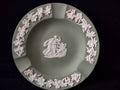 Vintage Wedgwood Jasperware Sage Green Ashtray Classical Figures England [6196]