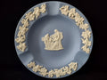 Vintage Wedgwood Jasperware Blue Ashtray Classical Figures England [6197]