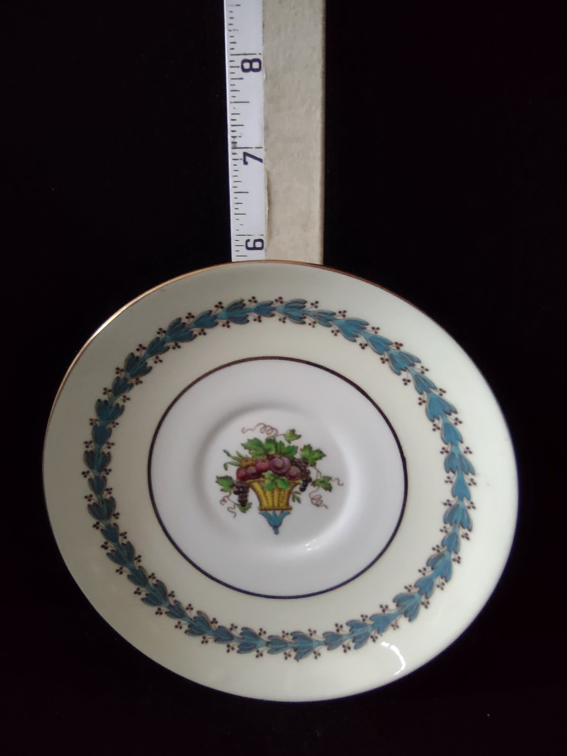 Vintage Wedgwood Appledore Cup Saucer Bone China England Set of 2 [6200]