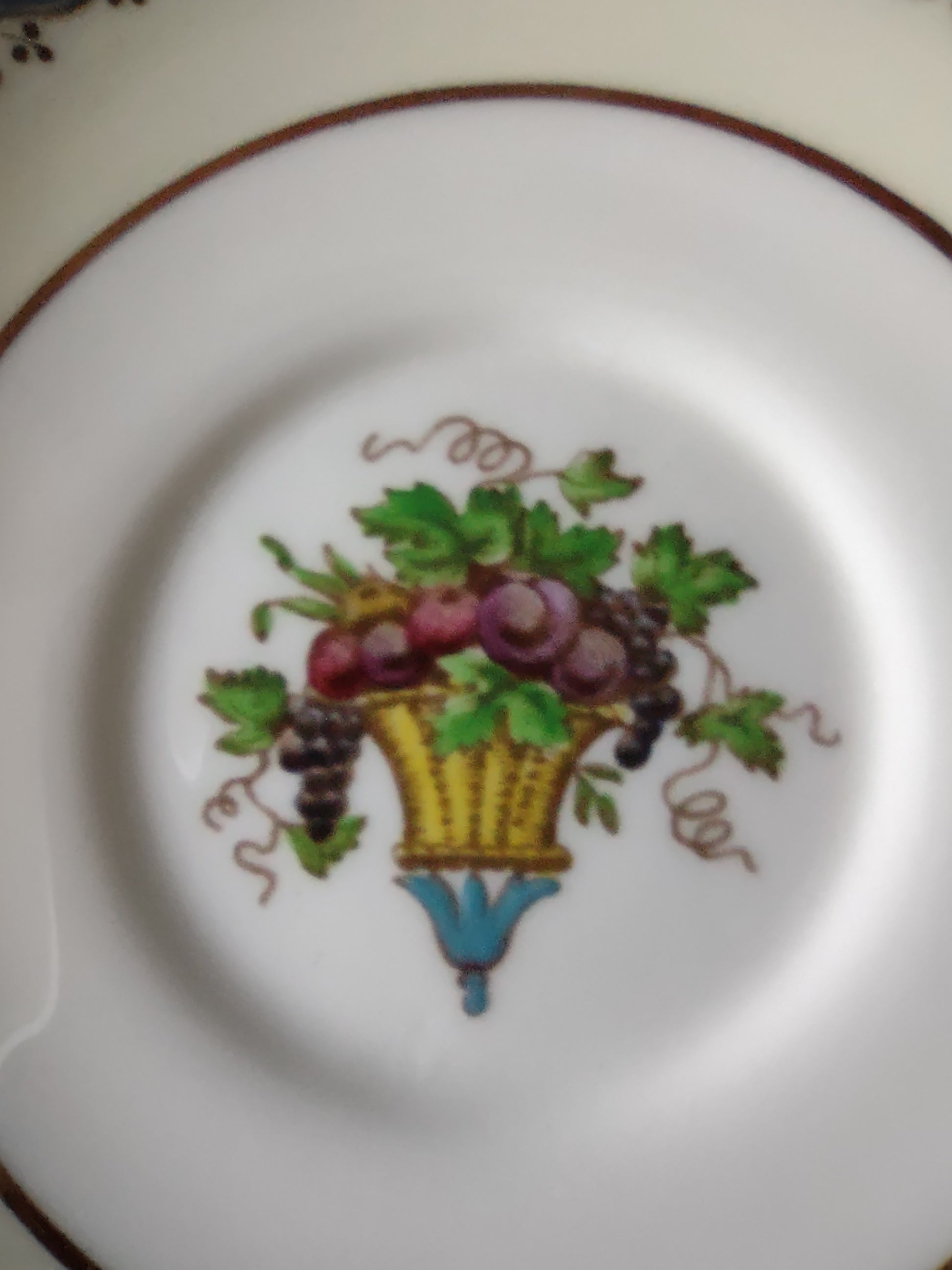 Vintage Wedgwood Appledore Cup Saucer Bone China England Set of 2 [6200]