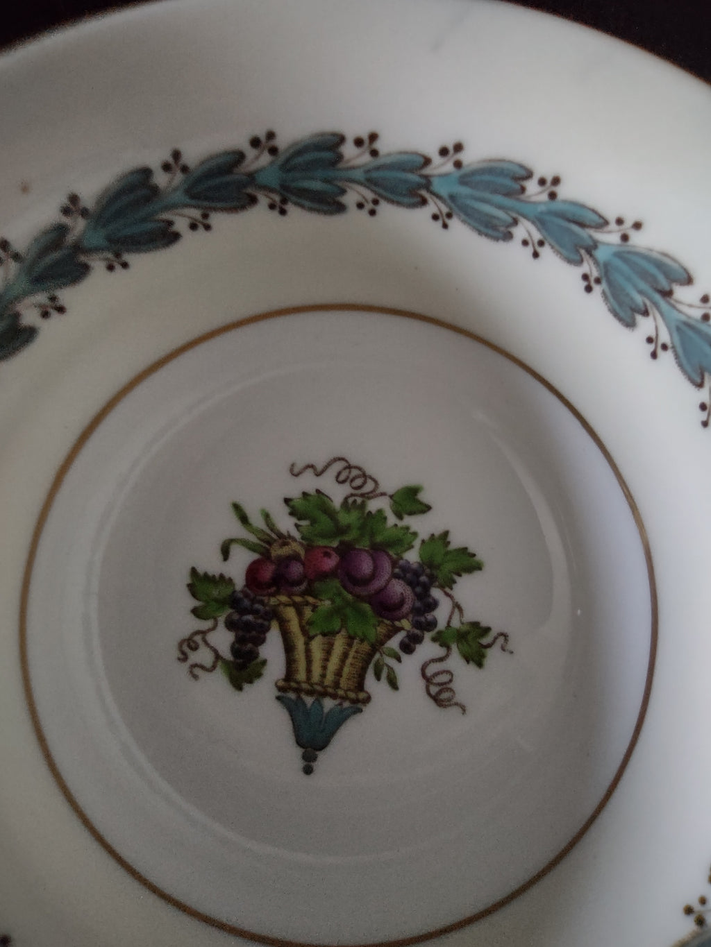 Vintage Wedgwood Appledore Cup Saucer Bone China England Set of 2 [6200]