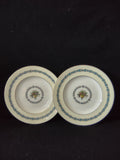 Vintage Wedgwood Appledore Salad Plate Bone China England Set Of 2 [6202]