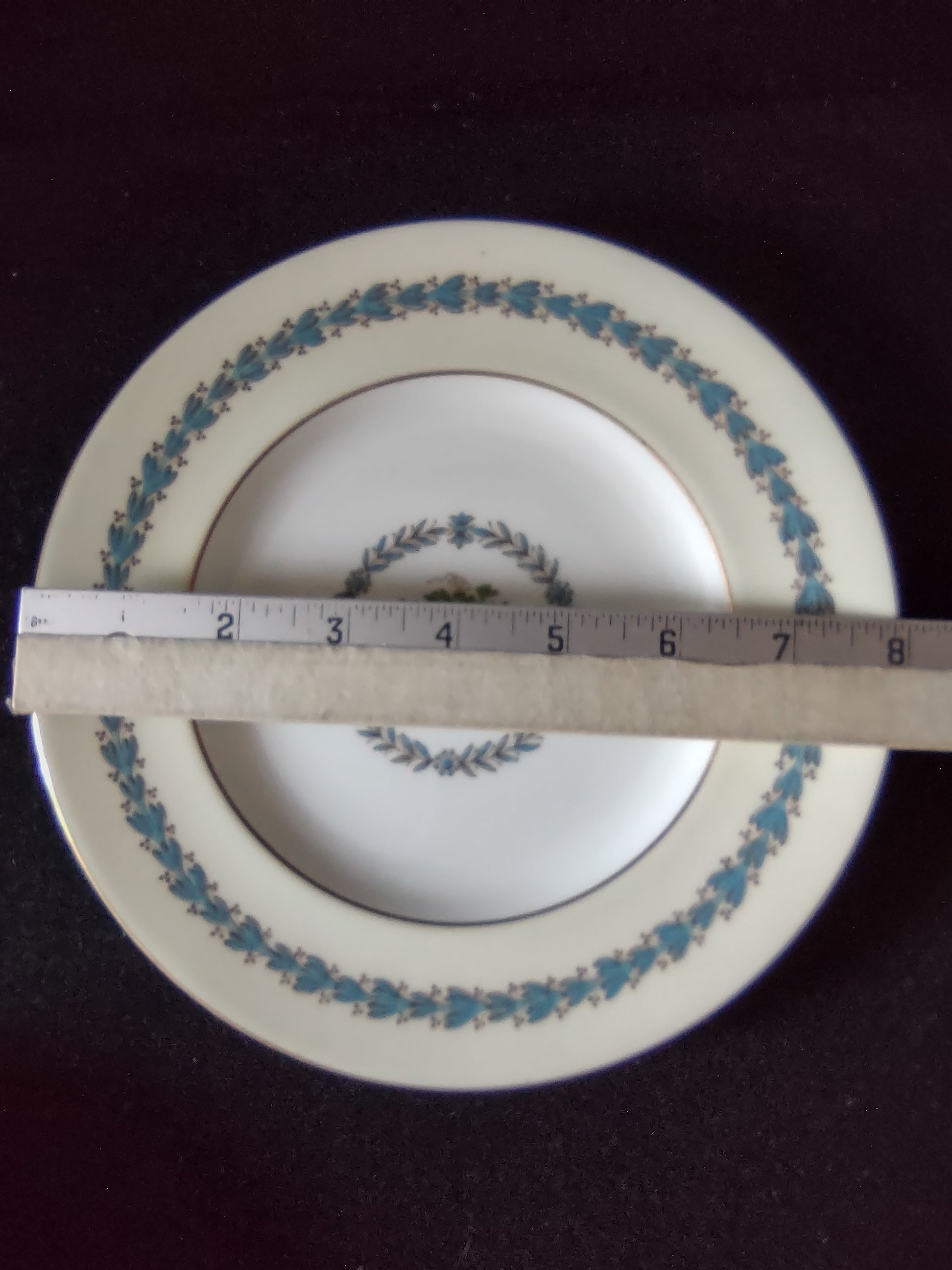 Vintage Wedgwood Appledore Salad Plate Bone China England Set Of 2 [6202]