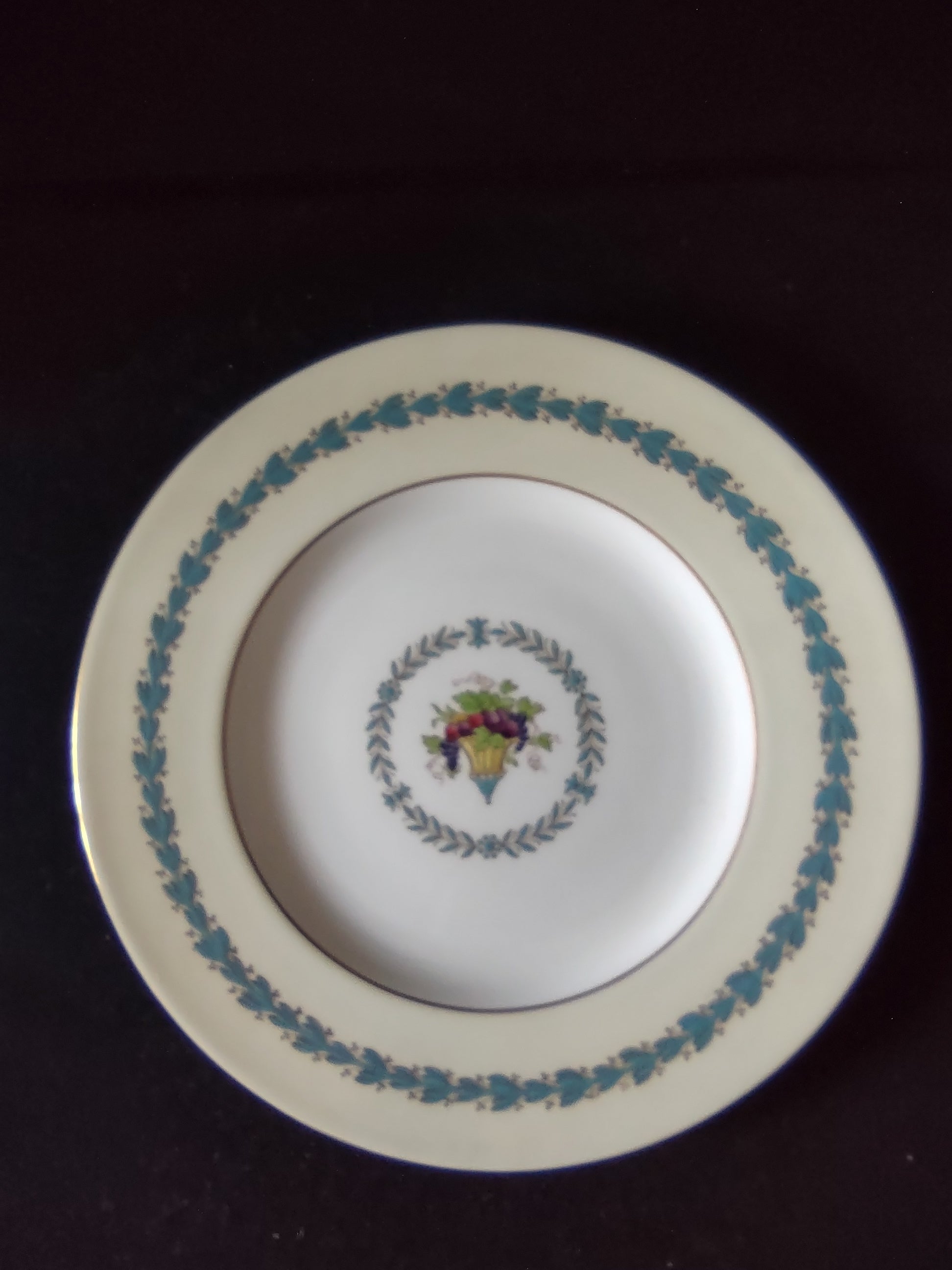 Vintage Wedgwood Appledore 11" Dinner Plate Bone China England [6205]