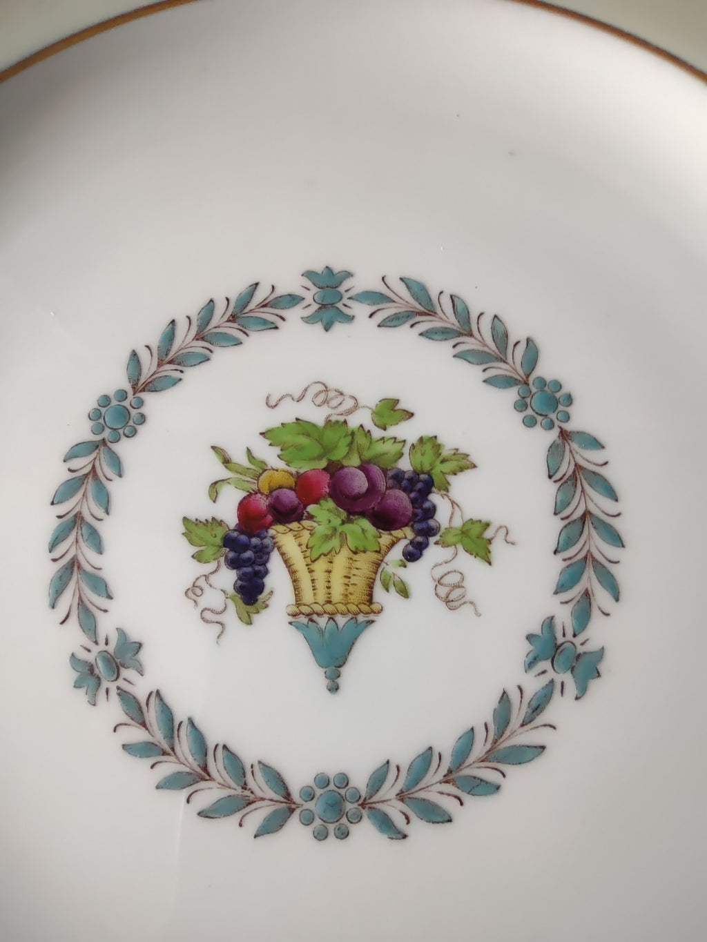Vintage Wedgwood Appledore 11" Dinner Plate Bone China England [6205]