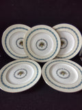 Vintage Wedgwood Appledore Luncheon Plate Bone China England Set Of 5 [6206]
