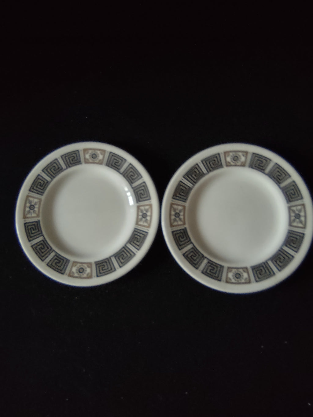 Vintage Wedgwood Asia Bread Butter Plate Bone China England Set of 2 [6208]