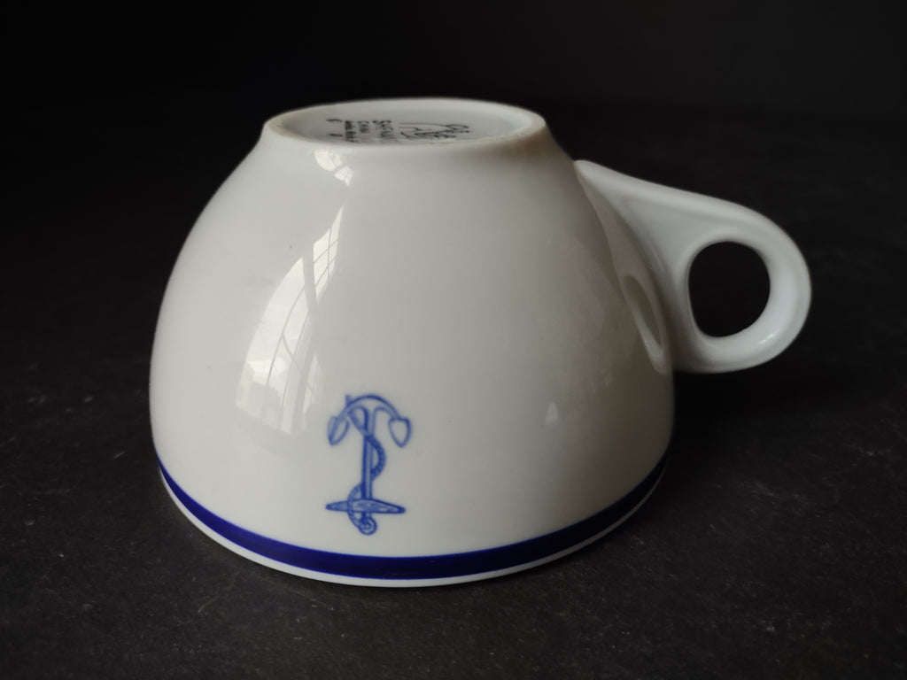 Vintage Shenango USA Navy Anchor Coffee Cup Ironstone [6204]