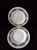 Vintage Wedgwood Asia Bread Butter Plates Bone China England Set of 2 [6209]
