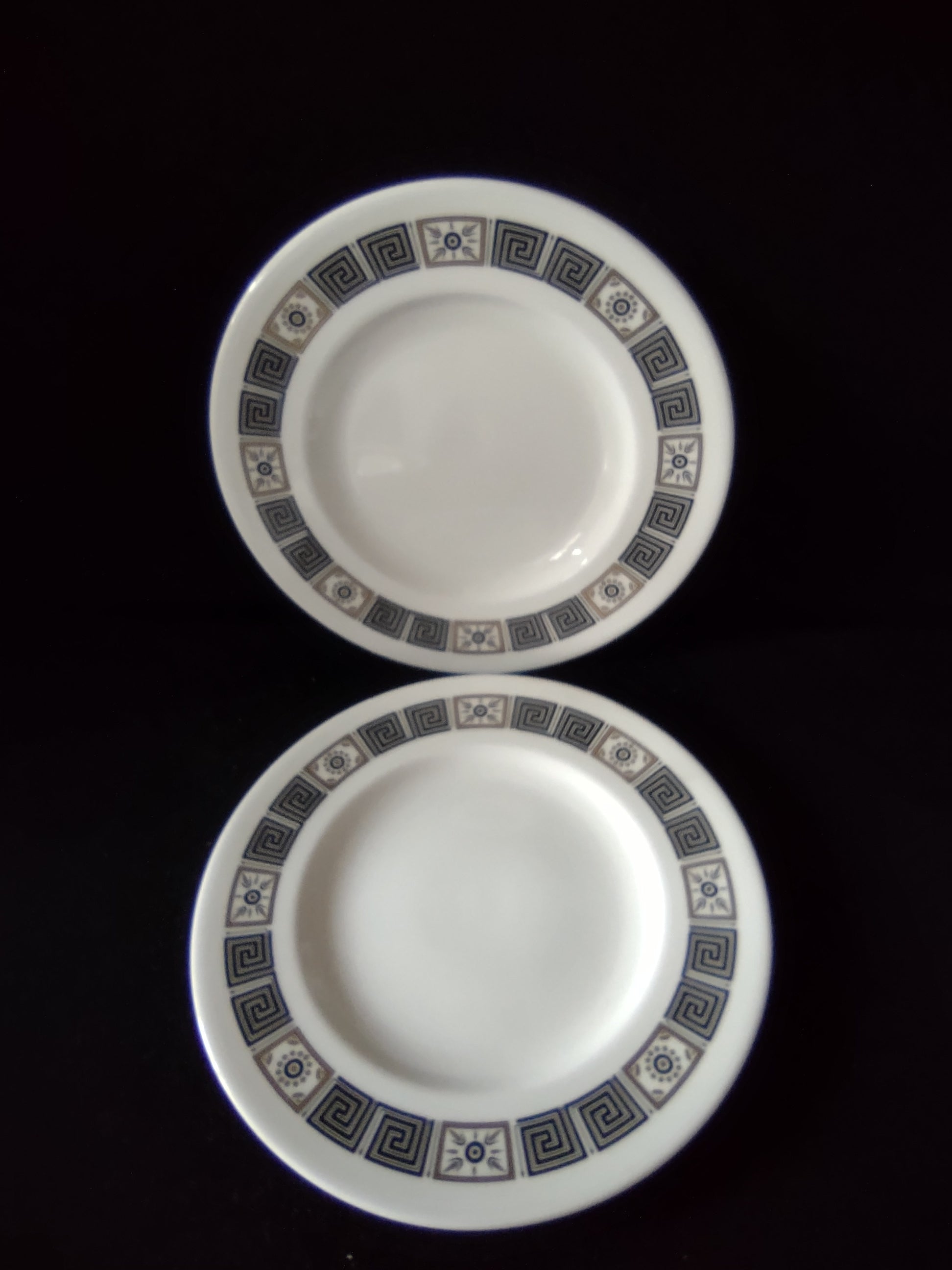 Vintage Wedgwood Asia Bread Butter Plates Bone China England Set of 2 [6209]