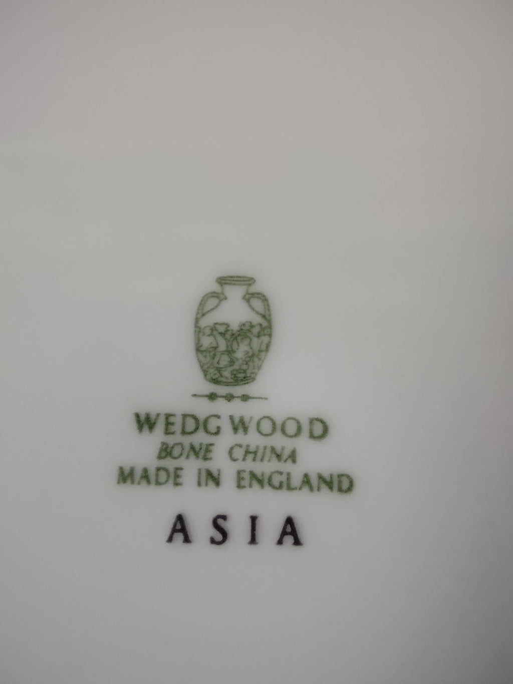Vintage Wedgwood Asia Bread Butter Plates Bone China England Set of 2 [6209]