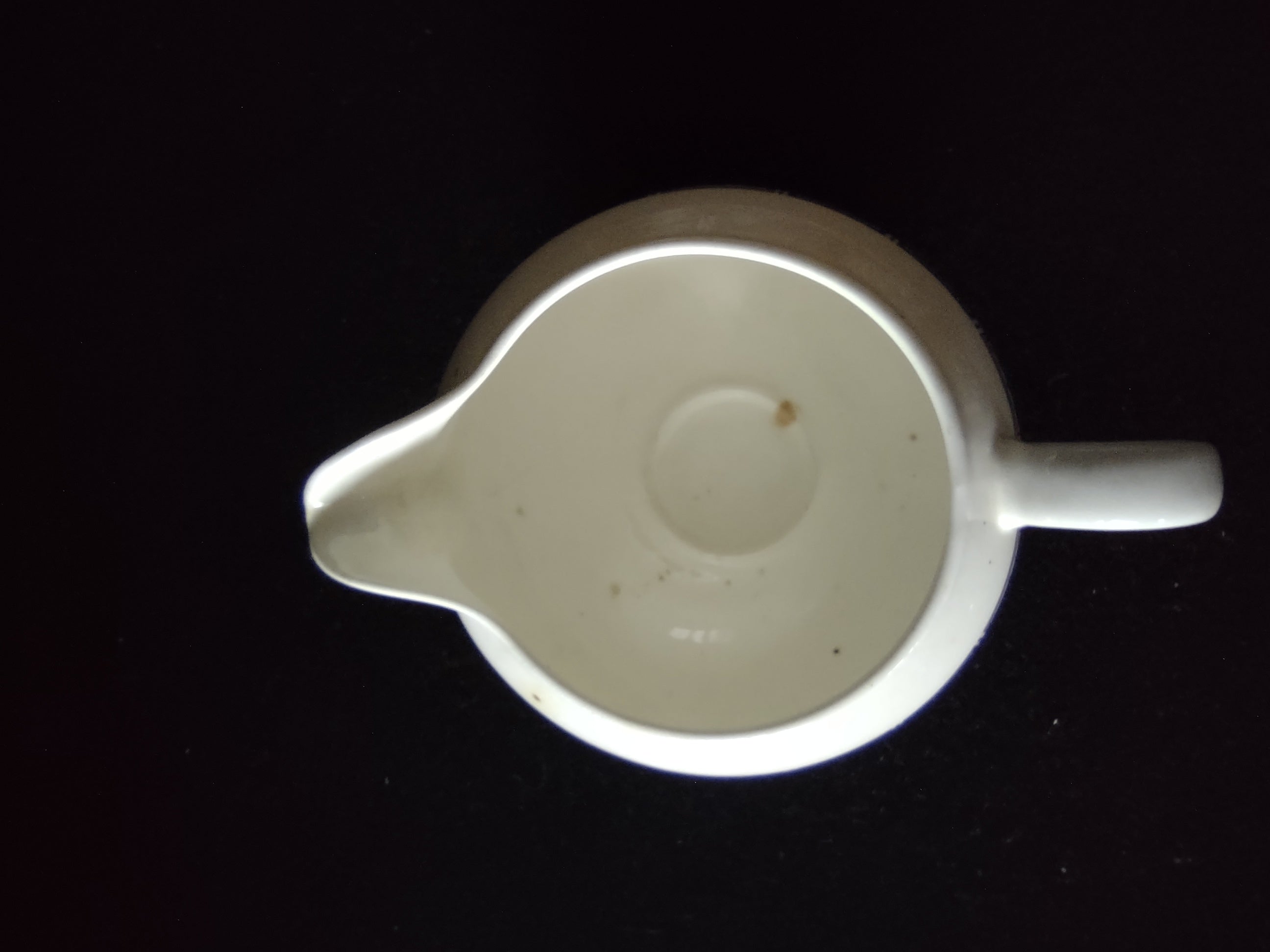 Vintage Wedgwood Asia Creamer Bone China Black Gold England [6210]