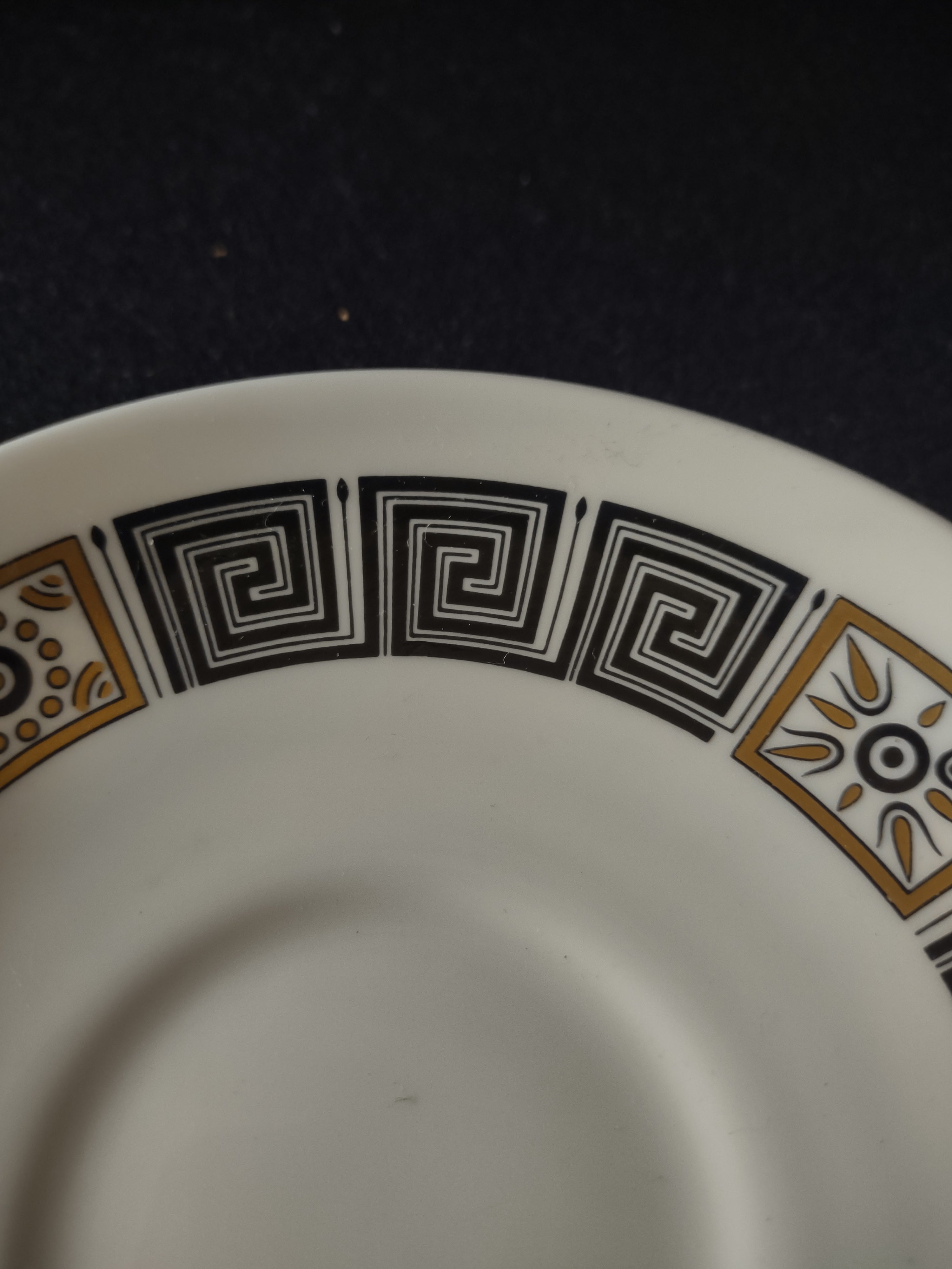 Vintage Wedgwood Asia Cup & Saucer Bone China England Set of 2 [6212]
