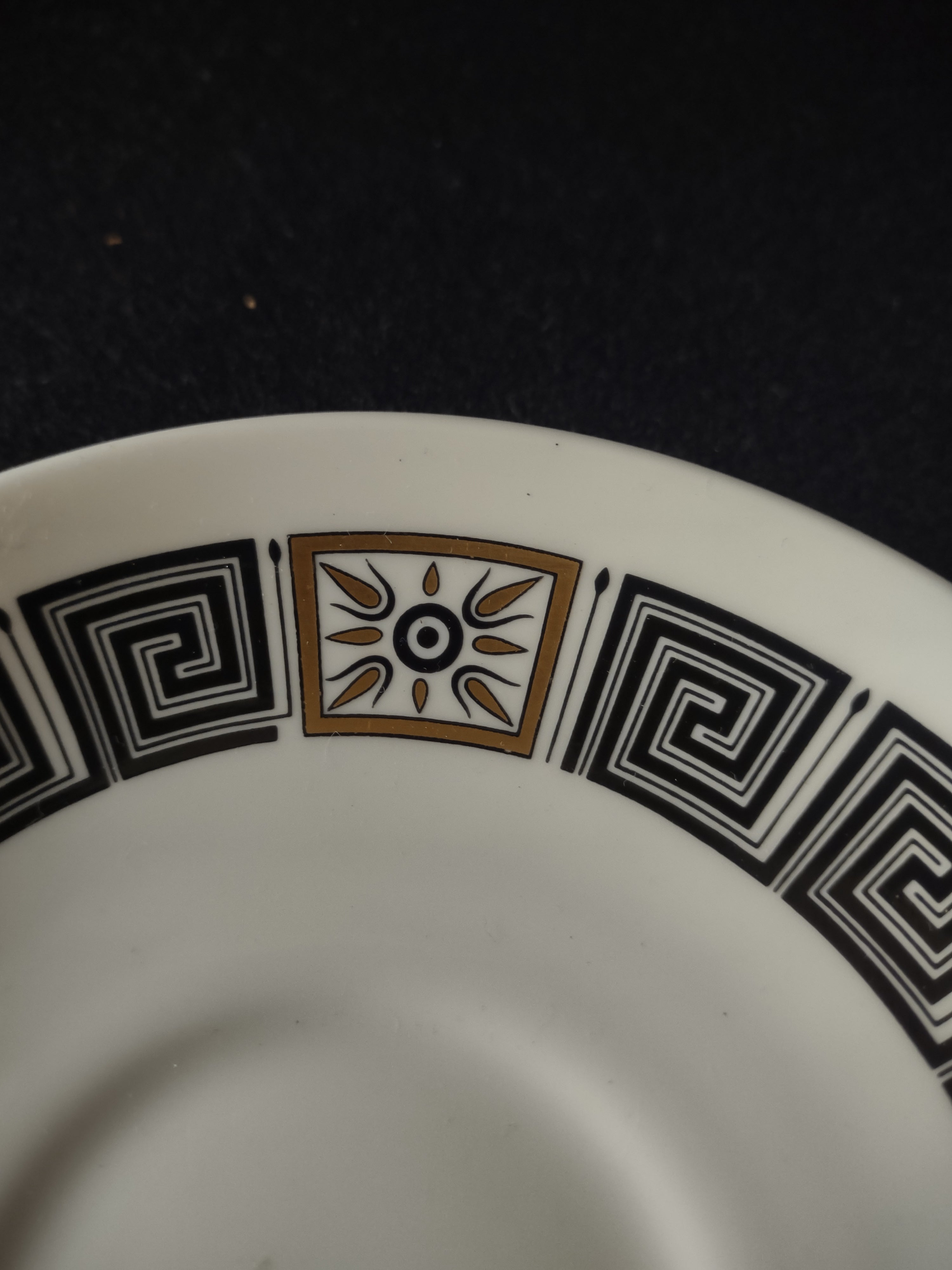 Vintage Wedgwood Asia Cup & Saucer Bone China England Set of 2 [6212]