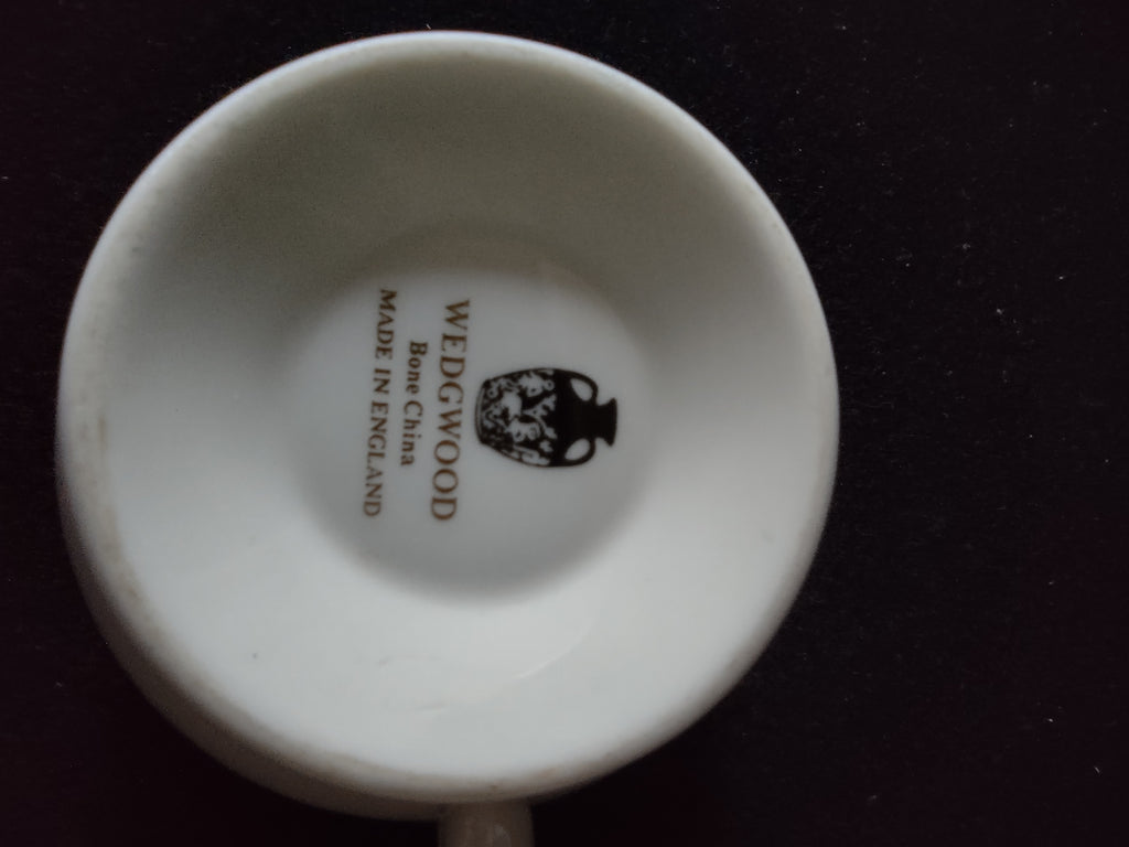 Vintage Wedgwood Asia Cup & Saucer Bone China England Set of 2 [6212]