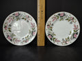 Vintage Wedgwood Hathaway Rose Bone China Side Plates Set of 2 England [6217]