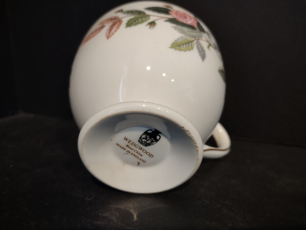 Vintage Wedgwood Hathaway Rose Bone China Footed Teacup England Cup Only [6218]