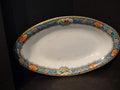 Vintage John Maddock & Sons Royal Vitreous Oval Serving Dish England Crazing [6219]