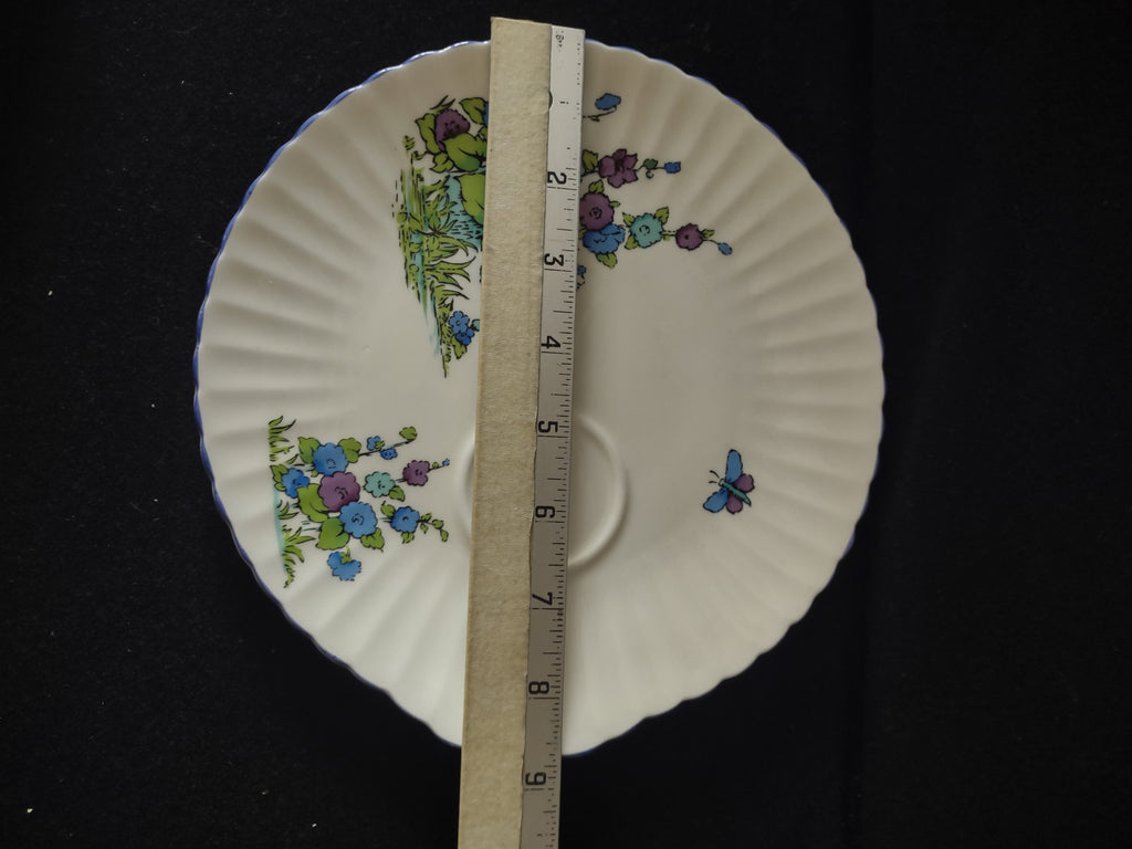 Vintage Staffordshire Gainsborough Snack Plate Cup Bone China England [6222]