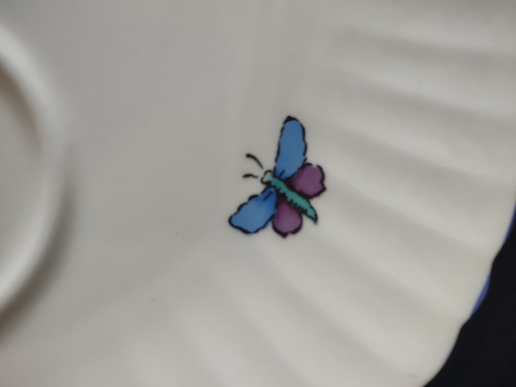 Vintage Staffordshire Gainsborough Snack Plate Cup Bone China England [6222]