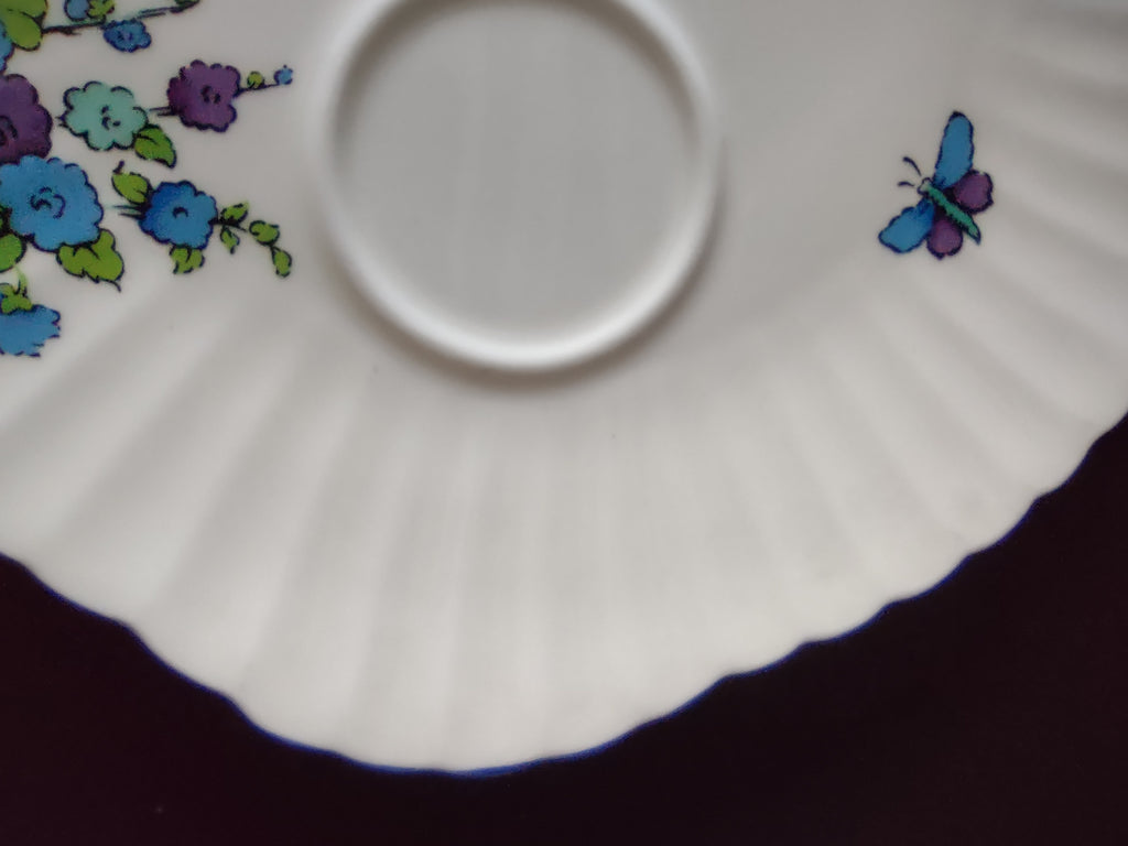 Vintage Staffordshire Gainsborough Snack Plate Cup Bone China England [6222]