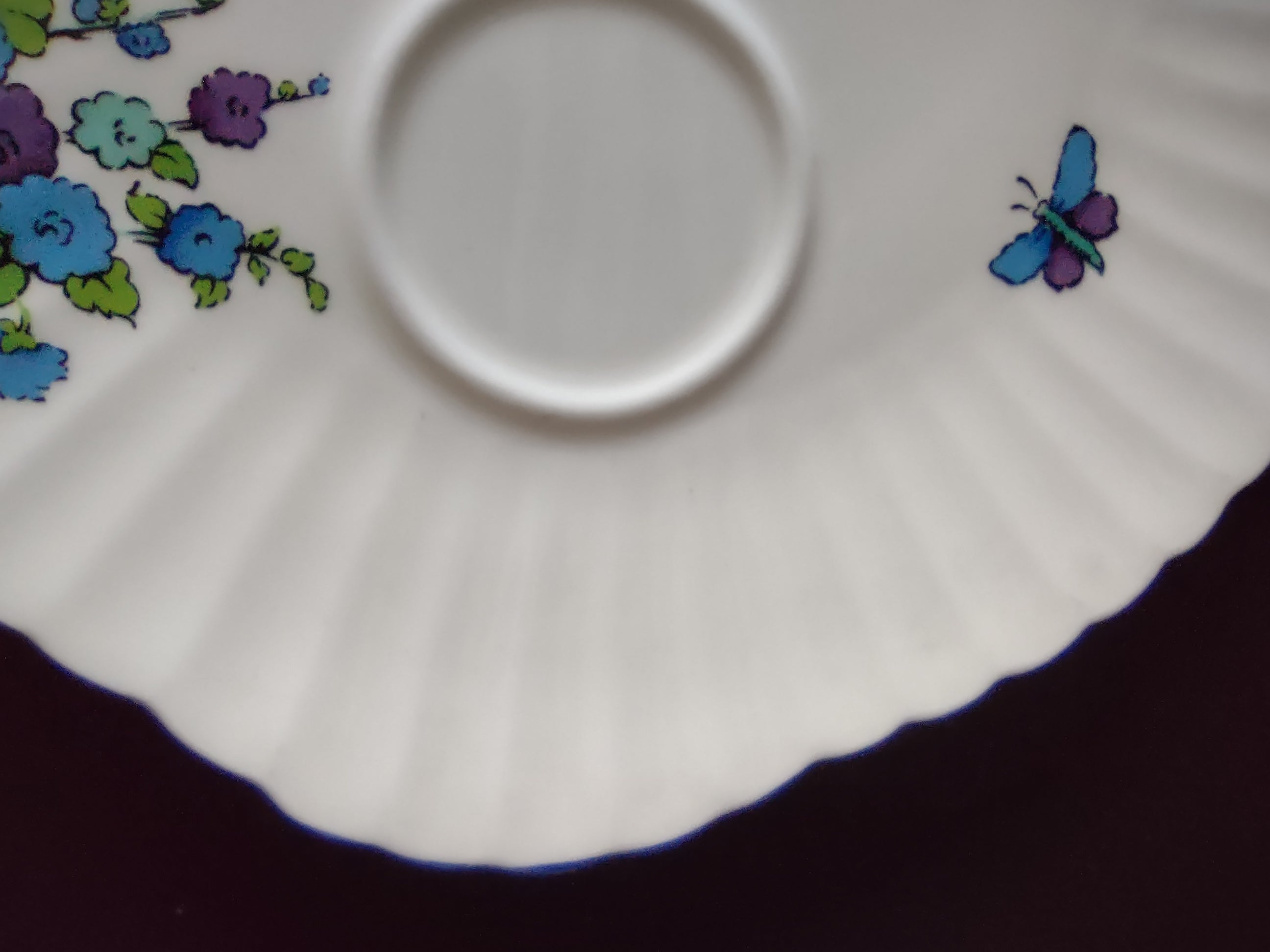 Vintage Staffordshire Gainsborough Snack Plate Cup Bone China England [6222]