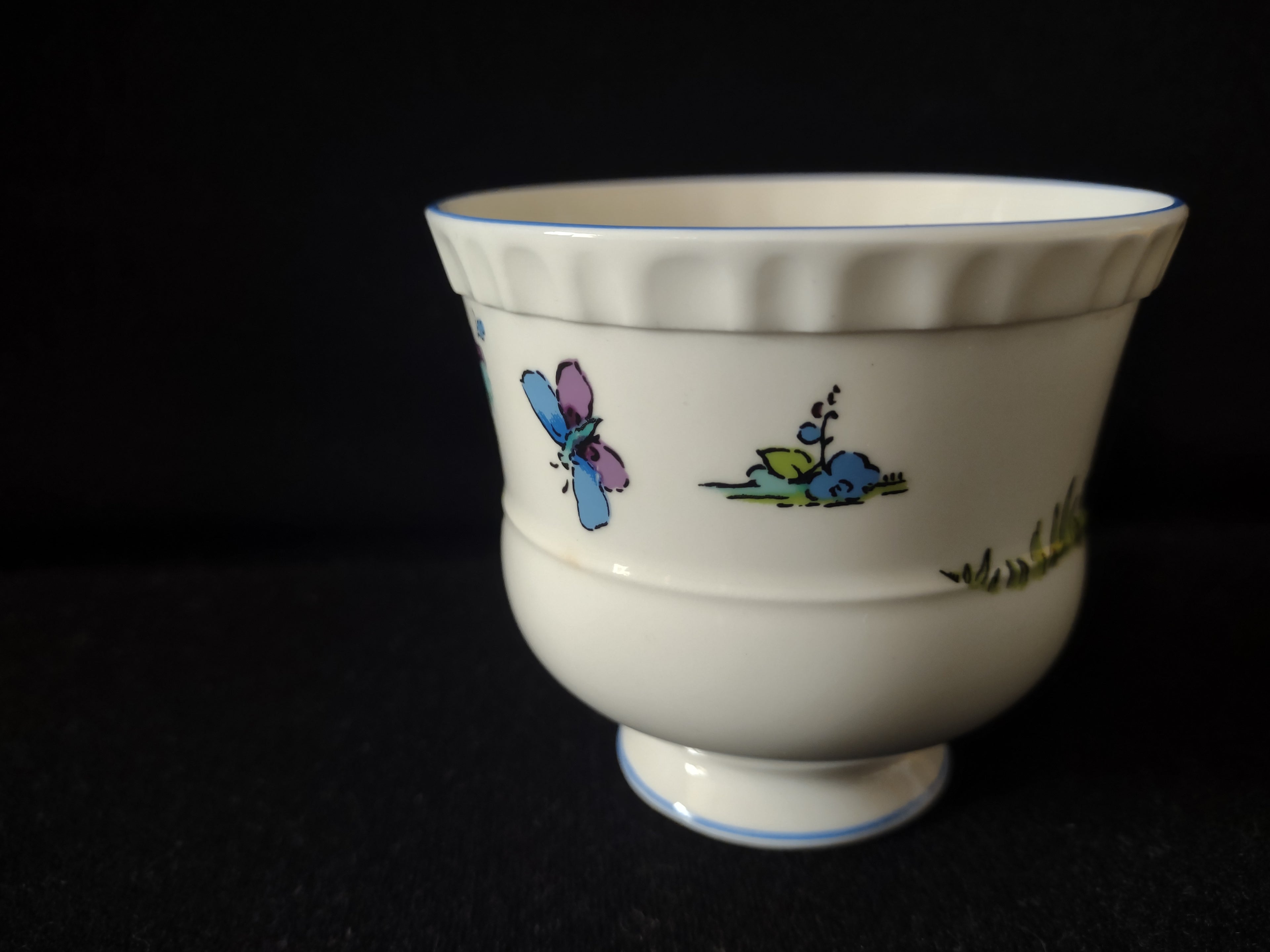 Vintage Staffordshire Gainsborough Snack Plate Cup Bone China England [6222]