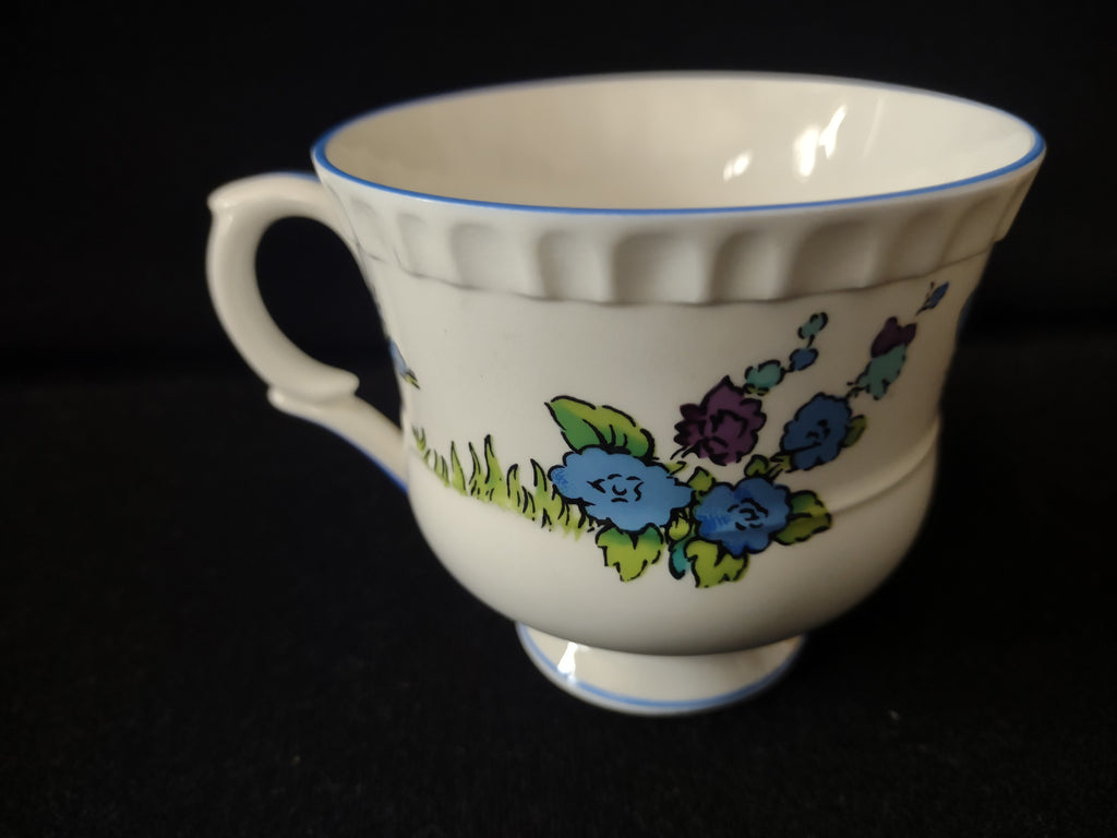 Vintage Staffordshire Gainsborough Snack Plate Cup Bone China England [6222]