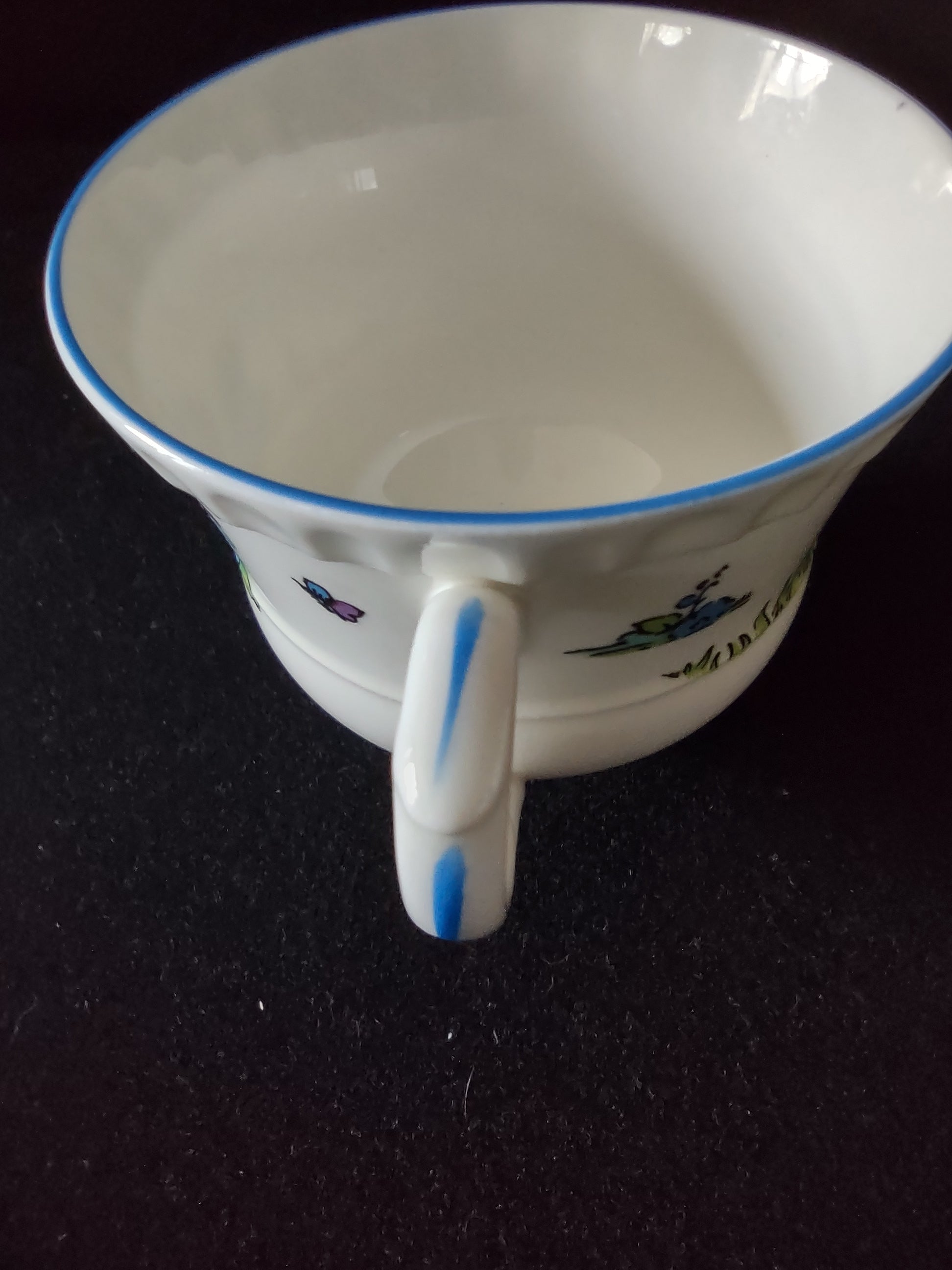 Vintage Staffordshire Gainsborough Snack Plate Cup Bone China England [6222]