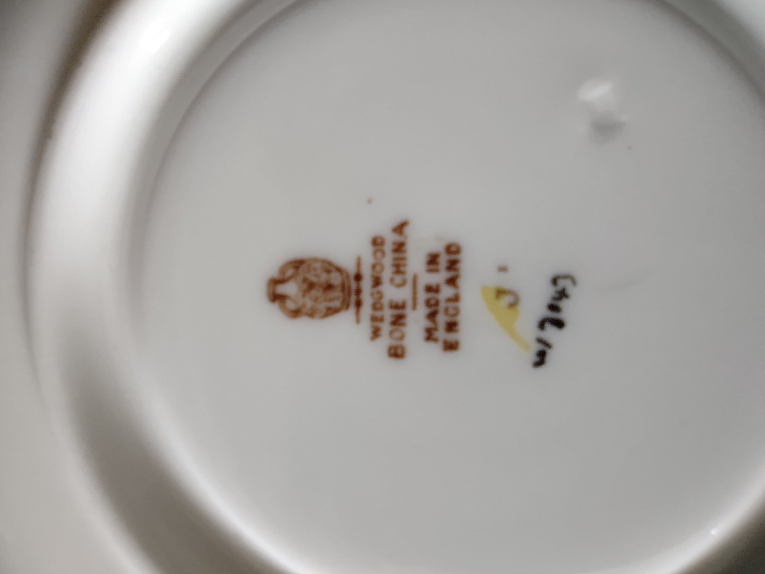 Vintage Wedgwood Cup & Saucer Bone China Mixed Floral England Set Of 7 [6223]