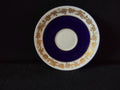 Vintage Wedgwood Saucer Bone China Cobalt Blue Gold Ivy Agincourt England [6232]