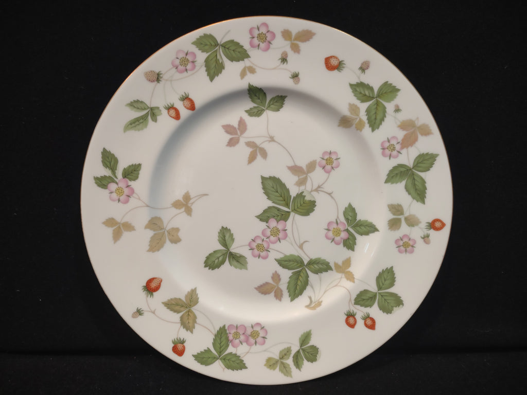 Vintage Wedgwood Wild Strawberry Bone China Dinner Plate England [6242]