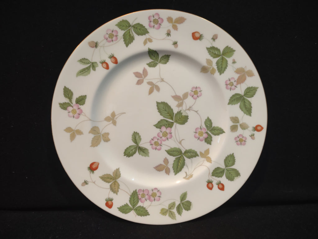 Vintage Wedgwood Wild Strawberry Bone China Dinner Plate England [6242]