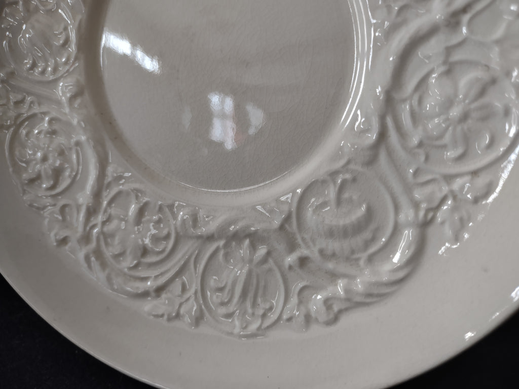 Vintage Wedgwood Patrician Cream Soup Liner Saucer England 6in [6246]