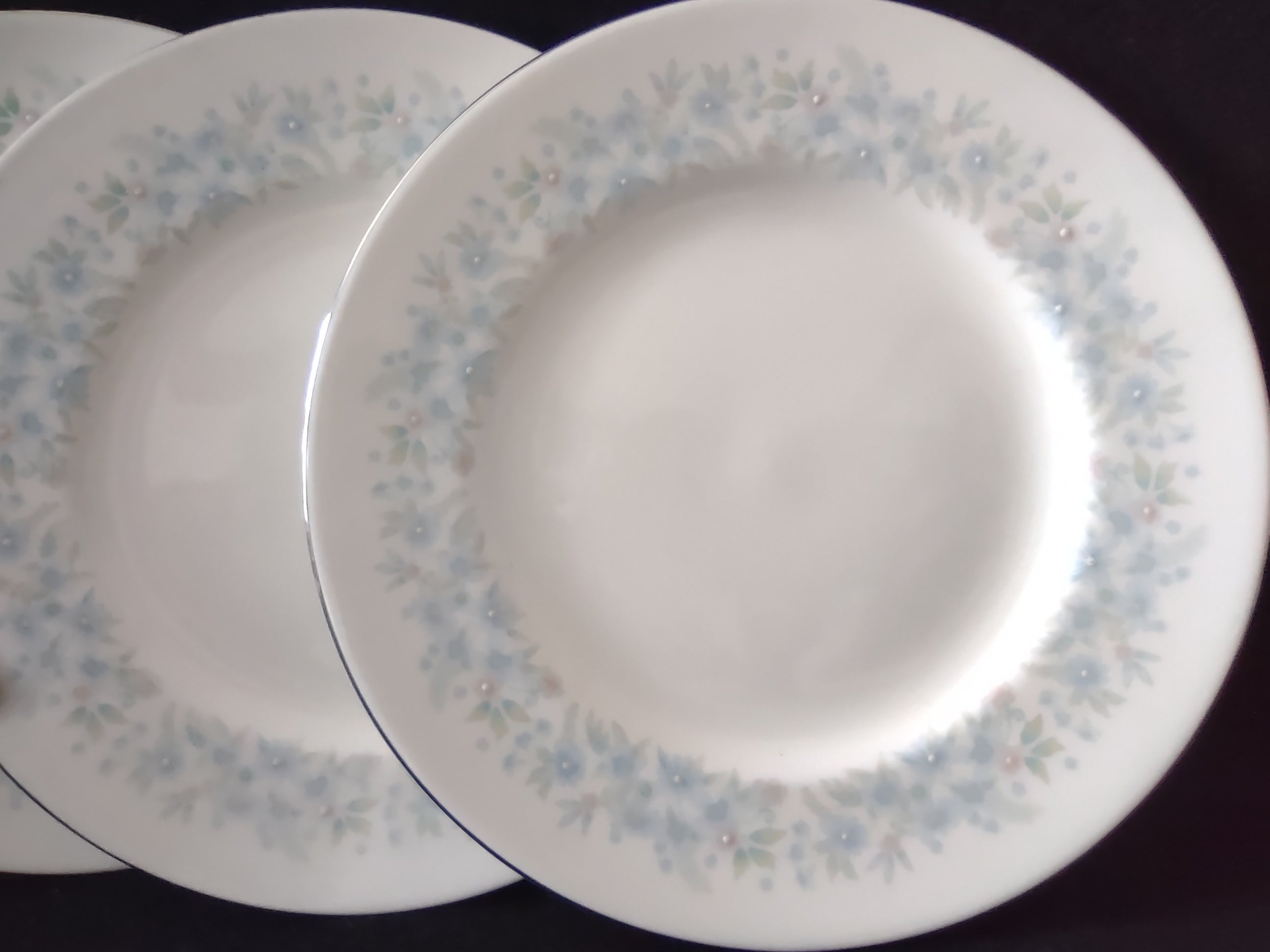 Vintage Wedgwood Bone China Wyndham Salad Plates Set of 5 England [6247]