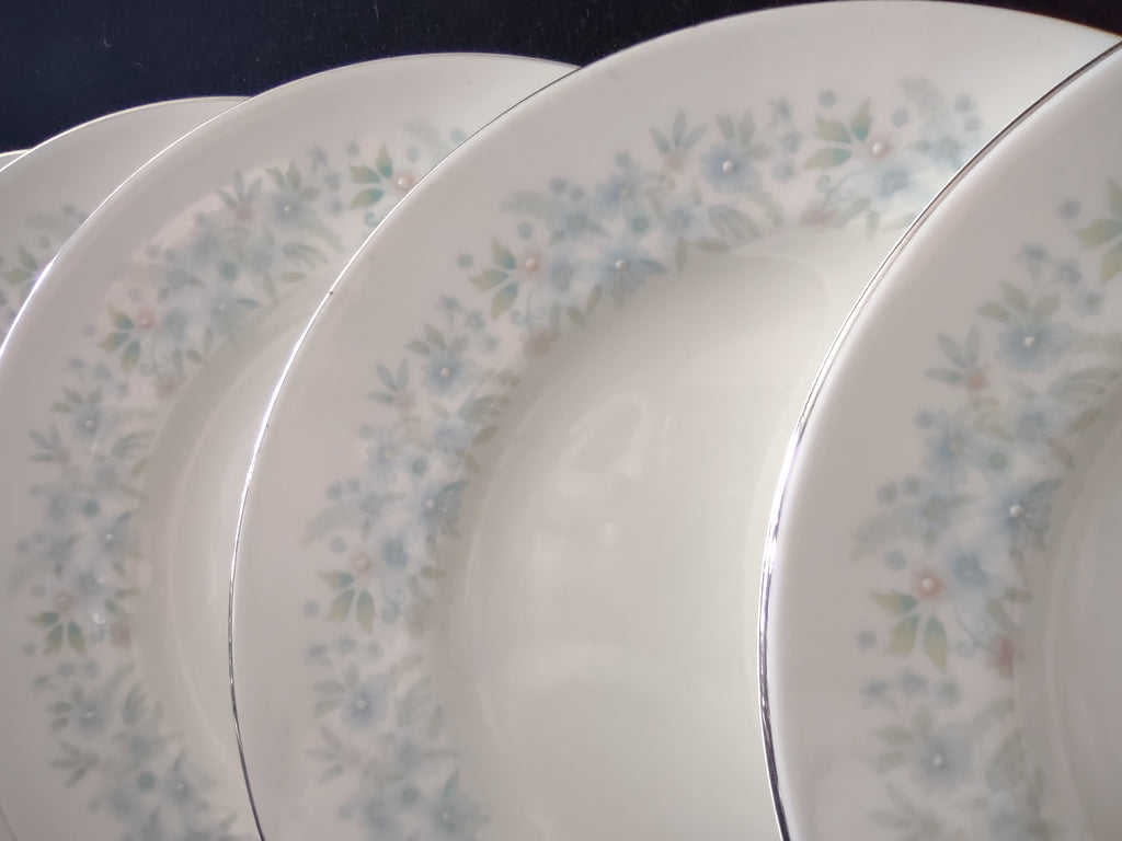 Vintage Wedgwood Bone China Wyndham Salad Plates Set of 5 England [6247]