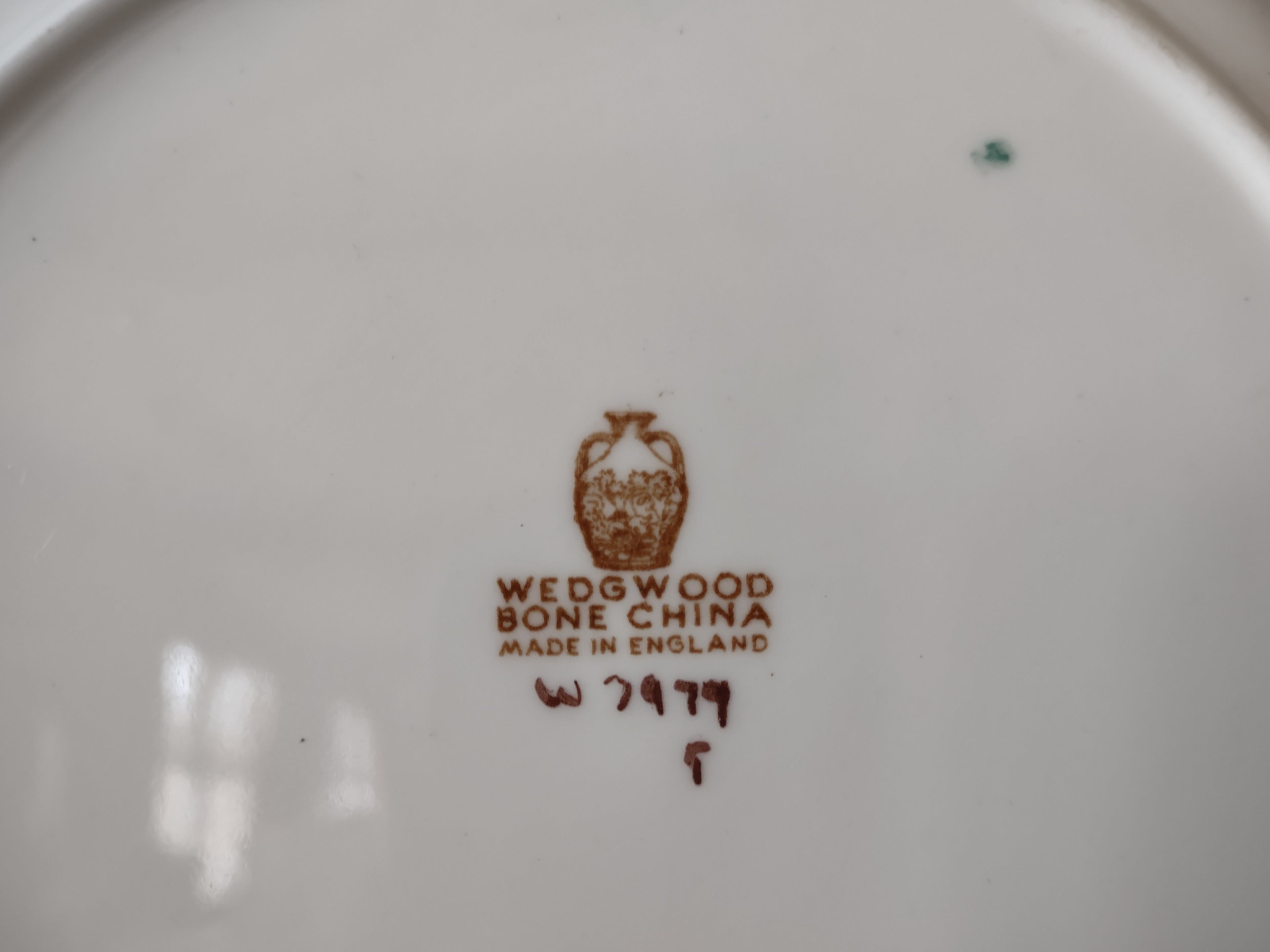 Vintage Wedgwood Bone China Wyndham Salad Plates Set of 5 England [6247]