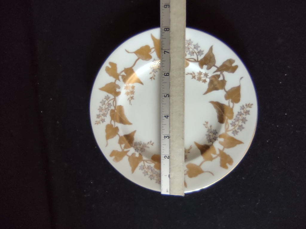 Vintage Wedgwood Buxton Gold Salad Plate Bone China England 8" [6256]