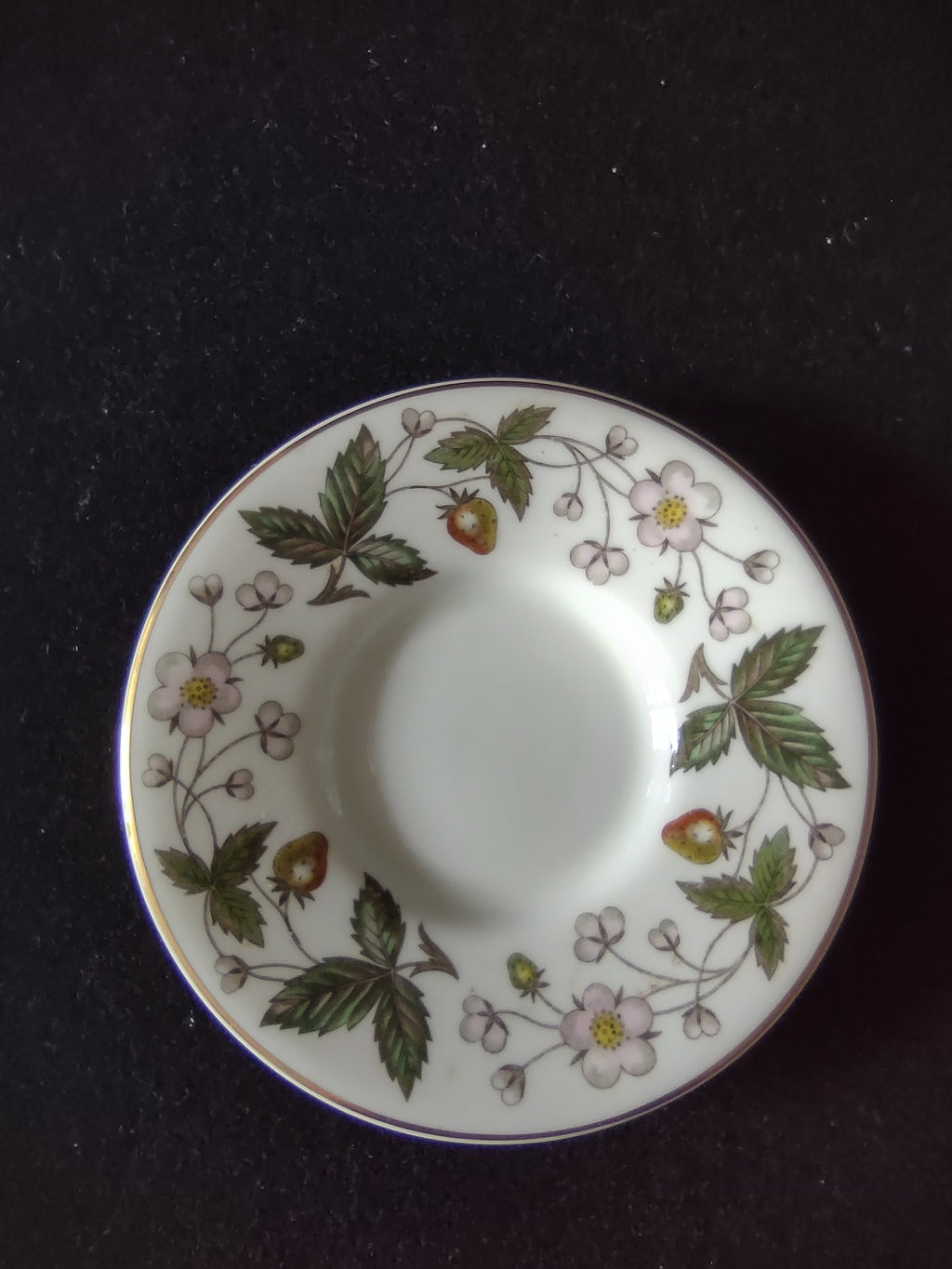 Vintage Wedgwood Strawberry Hill Demitasse Saucer Bone China England [6260]