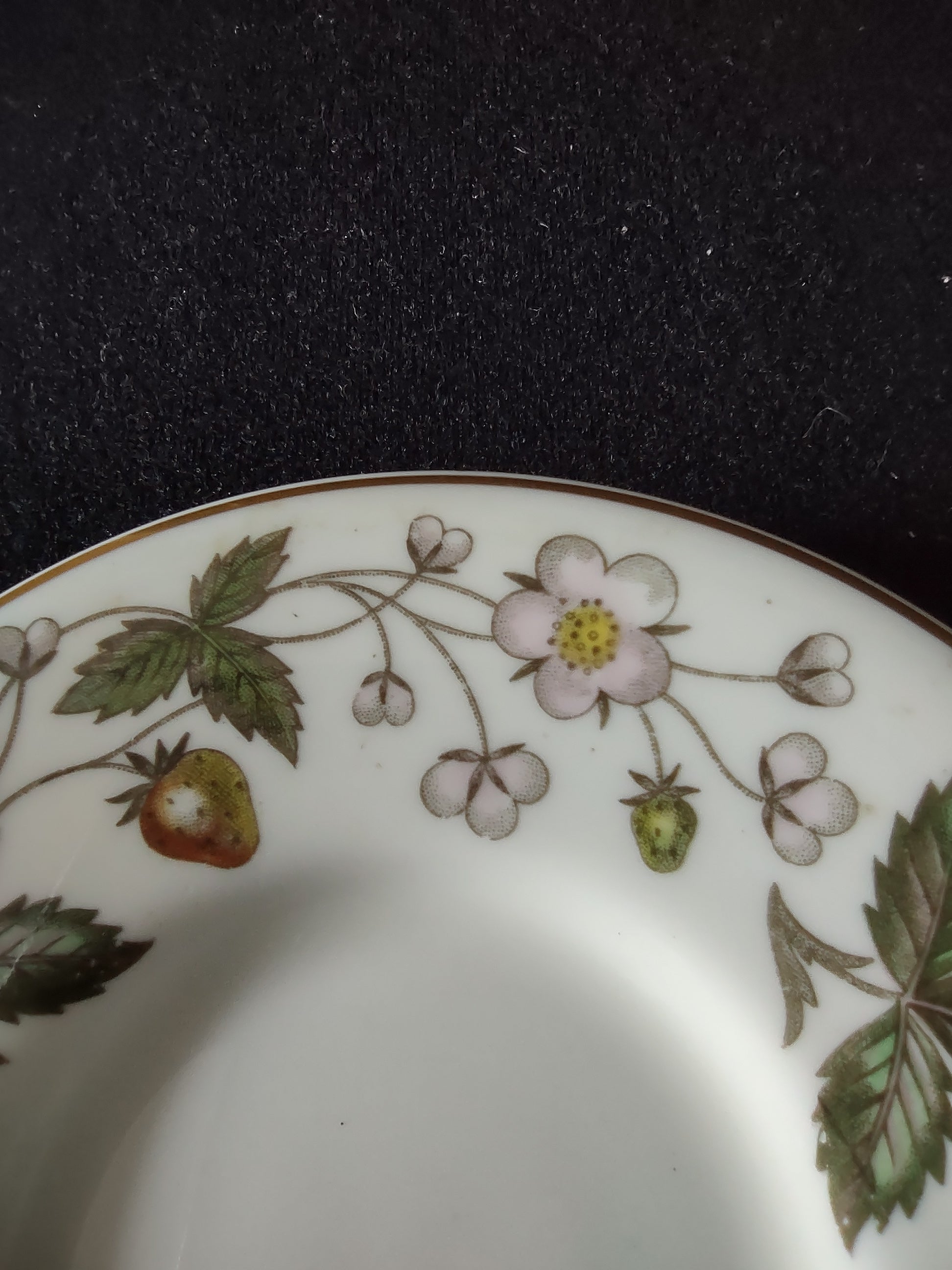 Vintage Wedgwood Strawberry Hill Demitasse Saucer Bone China England [6260]