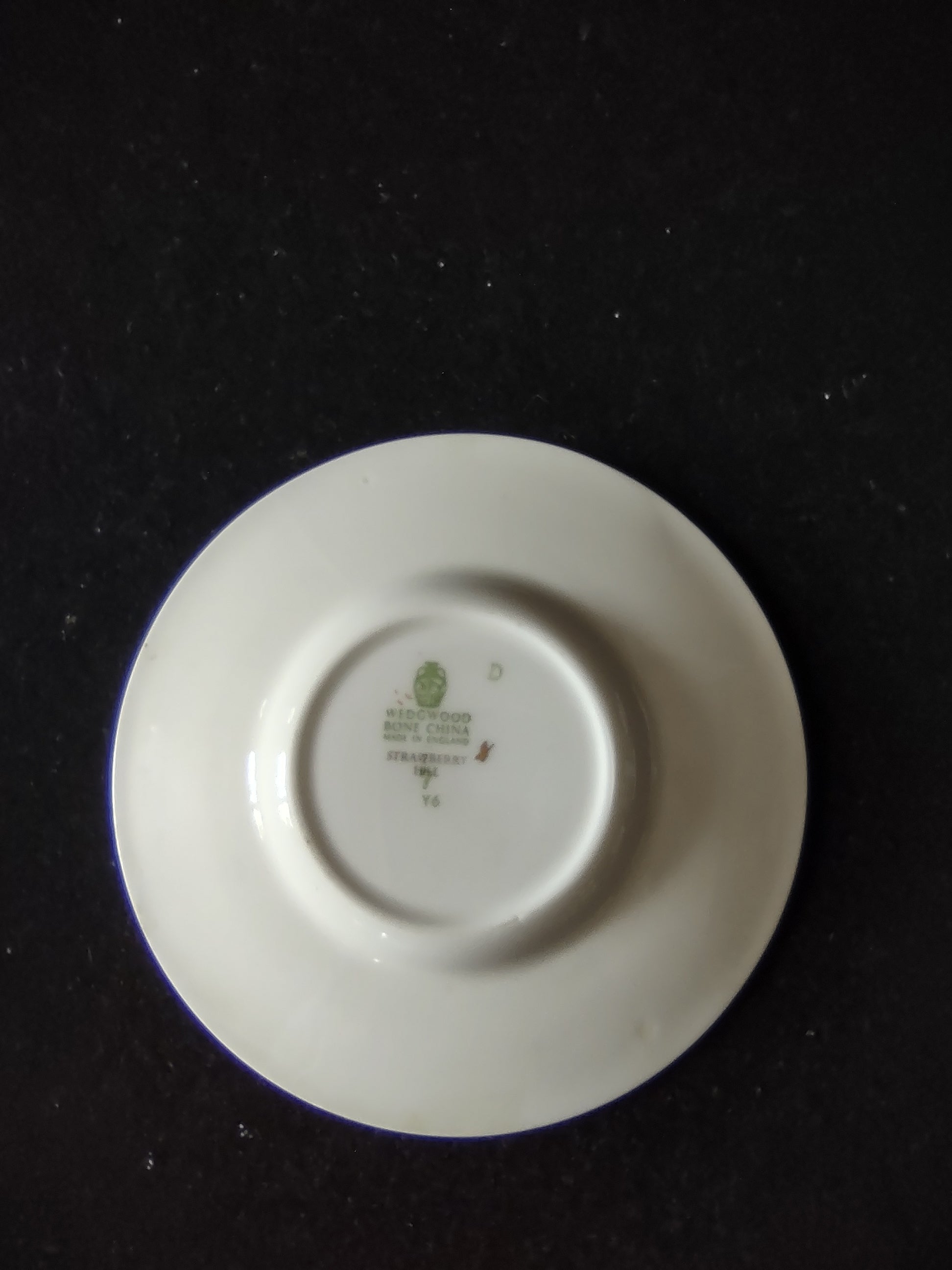 Vintage Wedgwood Strawberry Hill Demitasse Saucer Bone China England [6260]