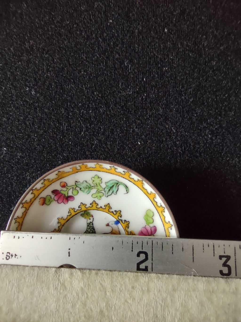 Vintage Spode Copeland's China Exotic Birds Butter Pat Bone China England [6263]