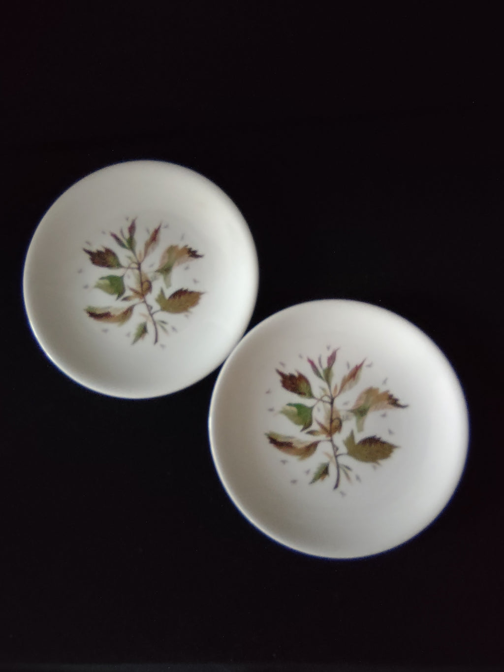 Vintage Wedgwood Wakefield Salad Plate Bone China England Pair [6265]