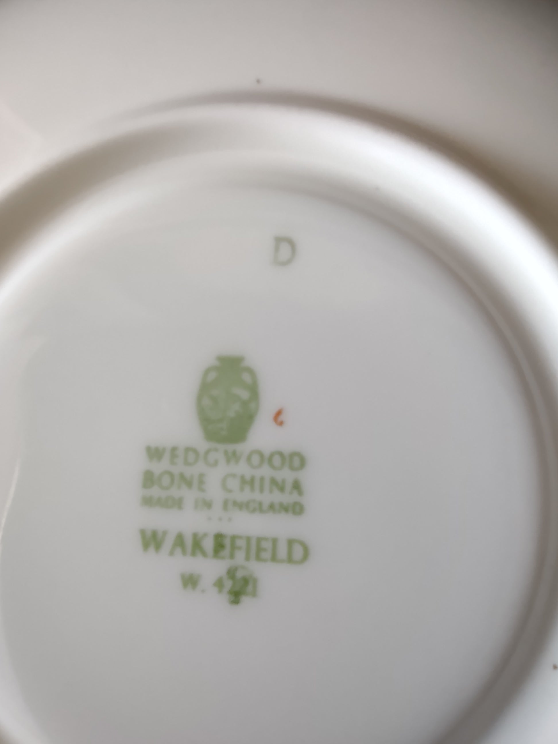 Vintage Wedgwood Wakefield Cup and Saucer Set Bone China England [6266]