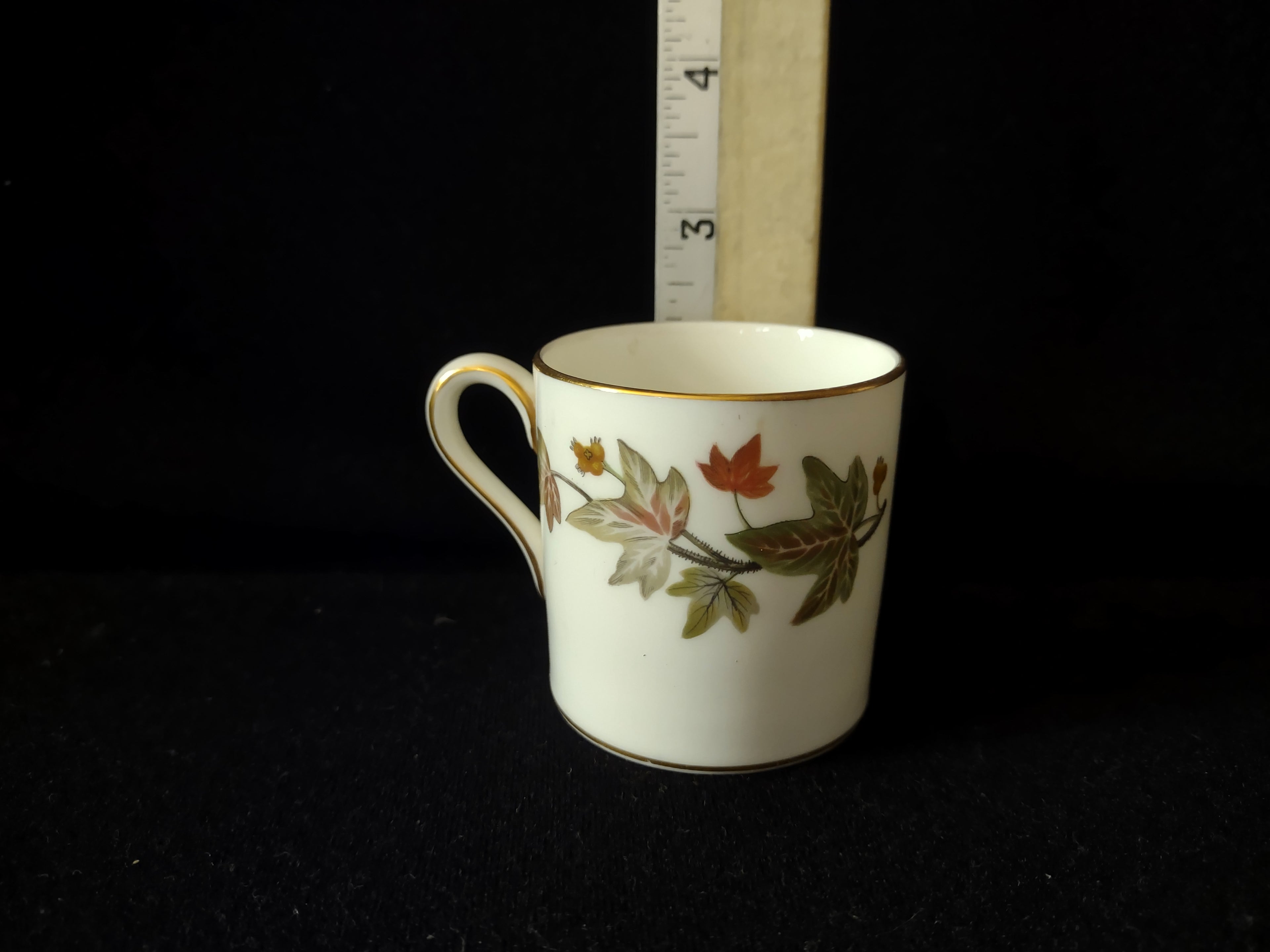 Vintage Wedgwood Ivy House Demitasse Cup Bone China Cottagecore England [6268]