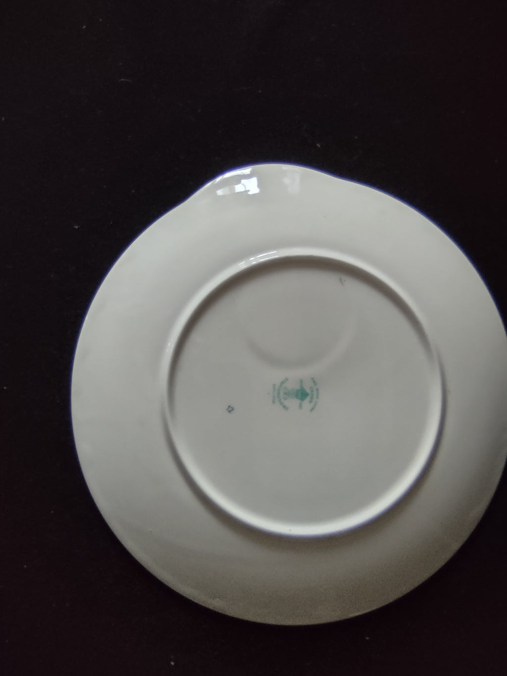 Vintage Staffordshire Butterfly Snack Plate No Cup Bone China England [6270]