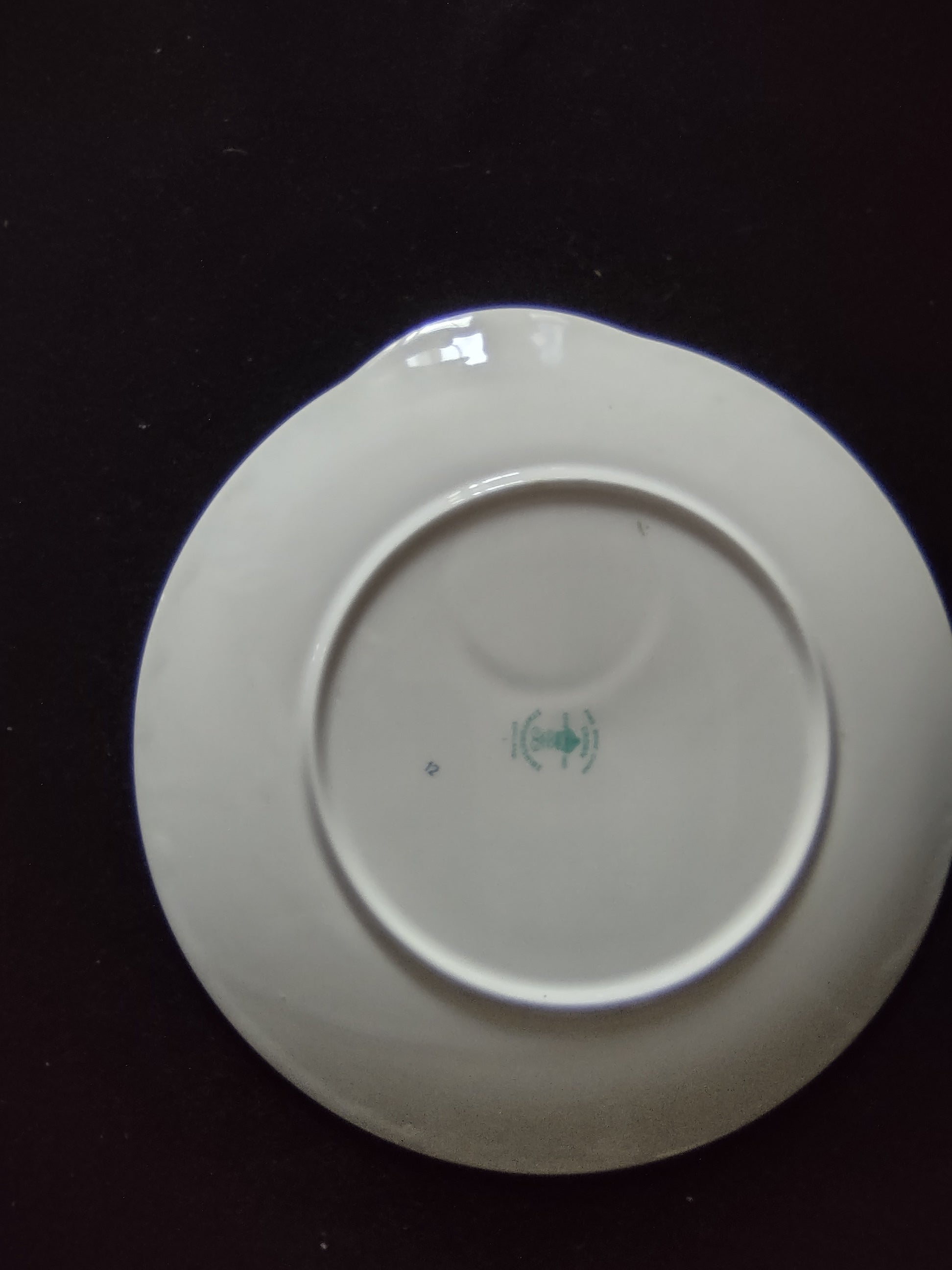 Vintage Staffordshire Butterfly Snack Plate No Cup Bone China England [6270]